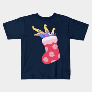 Christmas ribbon eel Kids T-Shirt